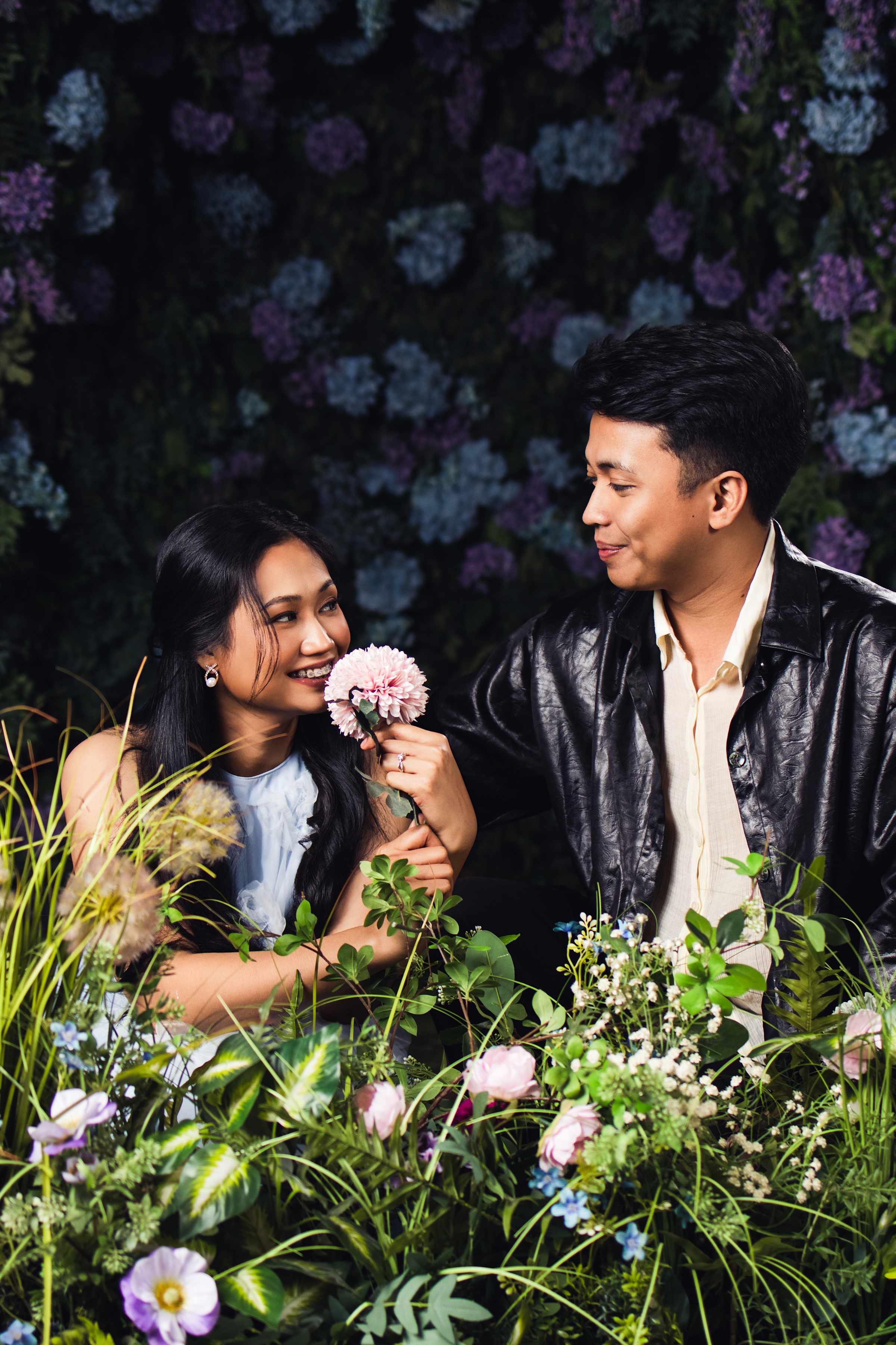Samuel and Patricia engagement portrait 1